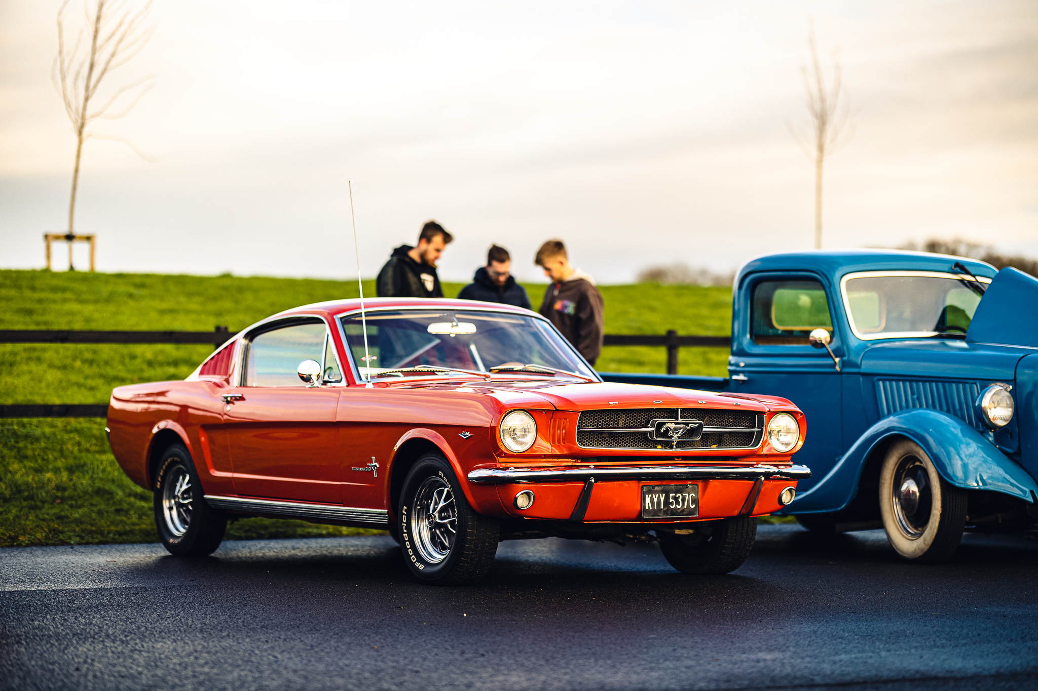 Ford Mustang At Haynes Breakfast Club (1)