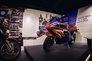 2004 Triumph Daytona in  Life on Two Wheels Exhibition at Haynes Motor Museum