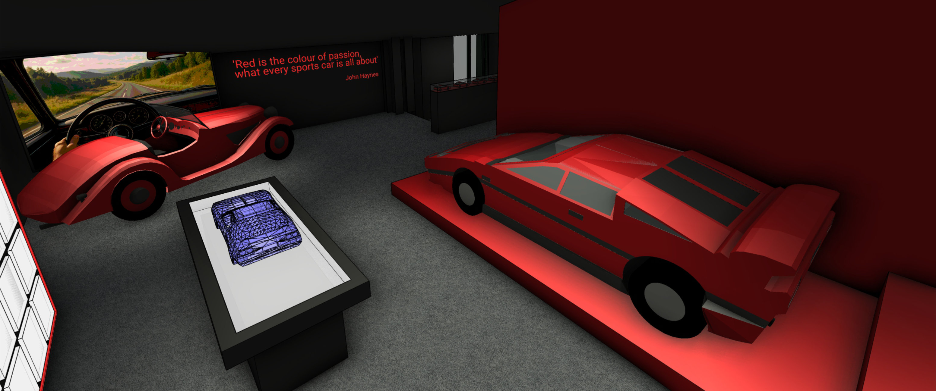 Red Room Gallery Concept Photos By Simon Fenn Design (4)