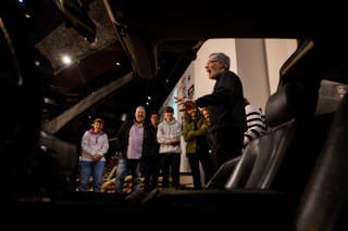 Volunteers Giving Talk At Haynes Motor Museum