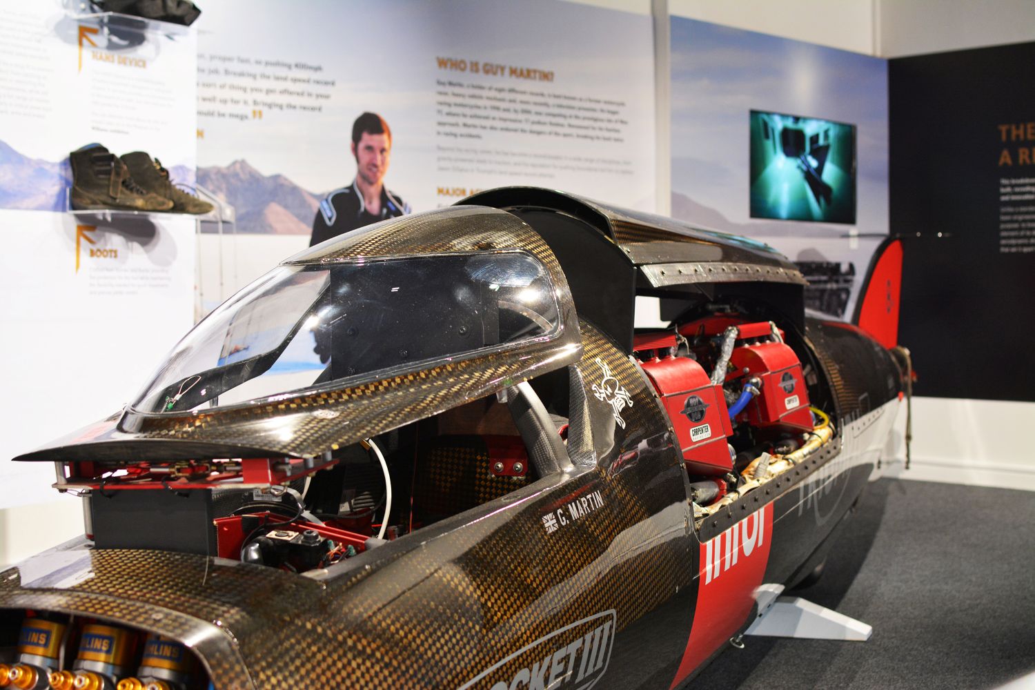 Guy Martin's Triumph Streamliner Exhibition At Haynes Motor Museum