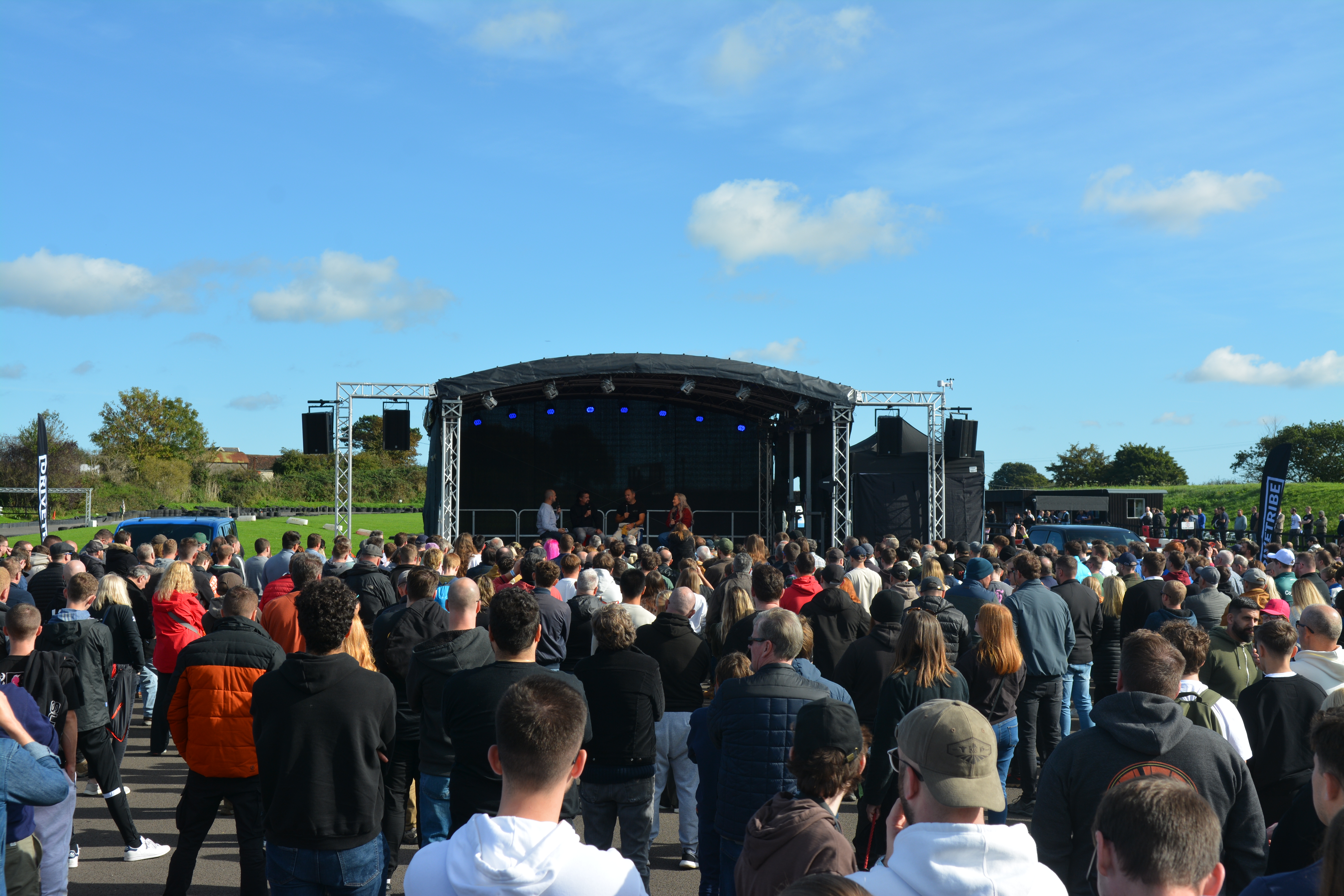 Stage Setup At Haynes Motor Museum Event In Somerset