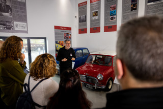 Volunteer Talk About Minis At Haynes Motor Museum