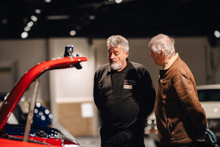 Volunteers Talking With Visitors At Haynes Motor Museum (26)