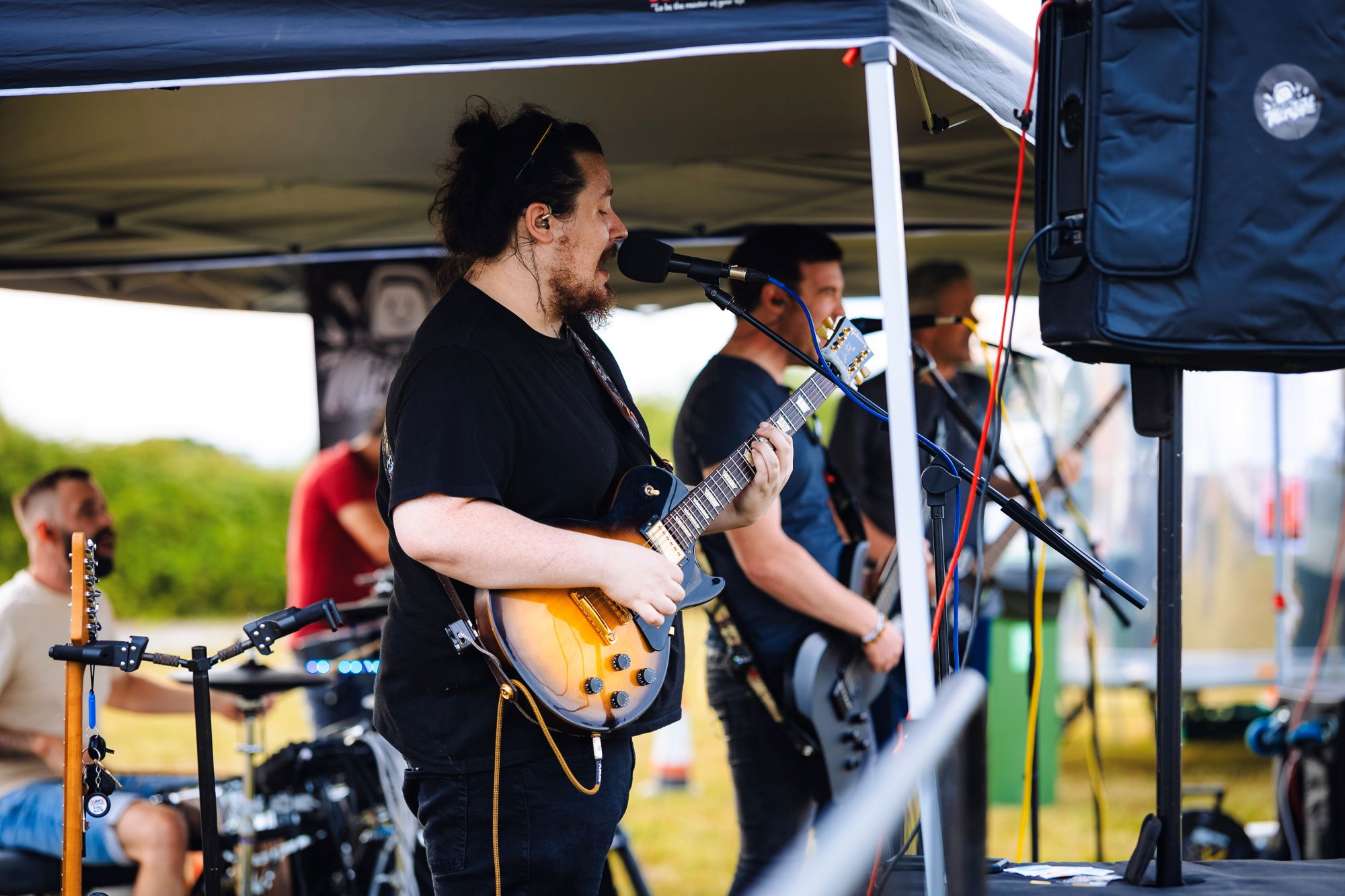 Band At Cars N Cracklin Haynes Motor Museum