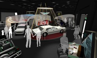 Artist Impression Of Haynes Motor Museum's New Exhibition