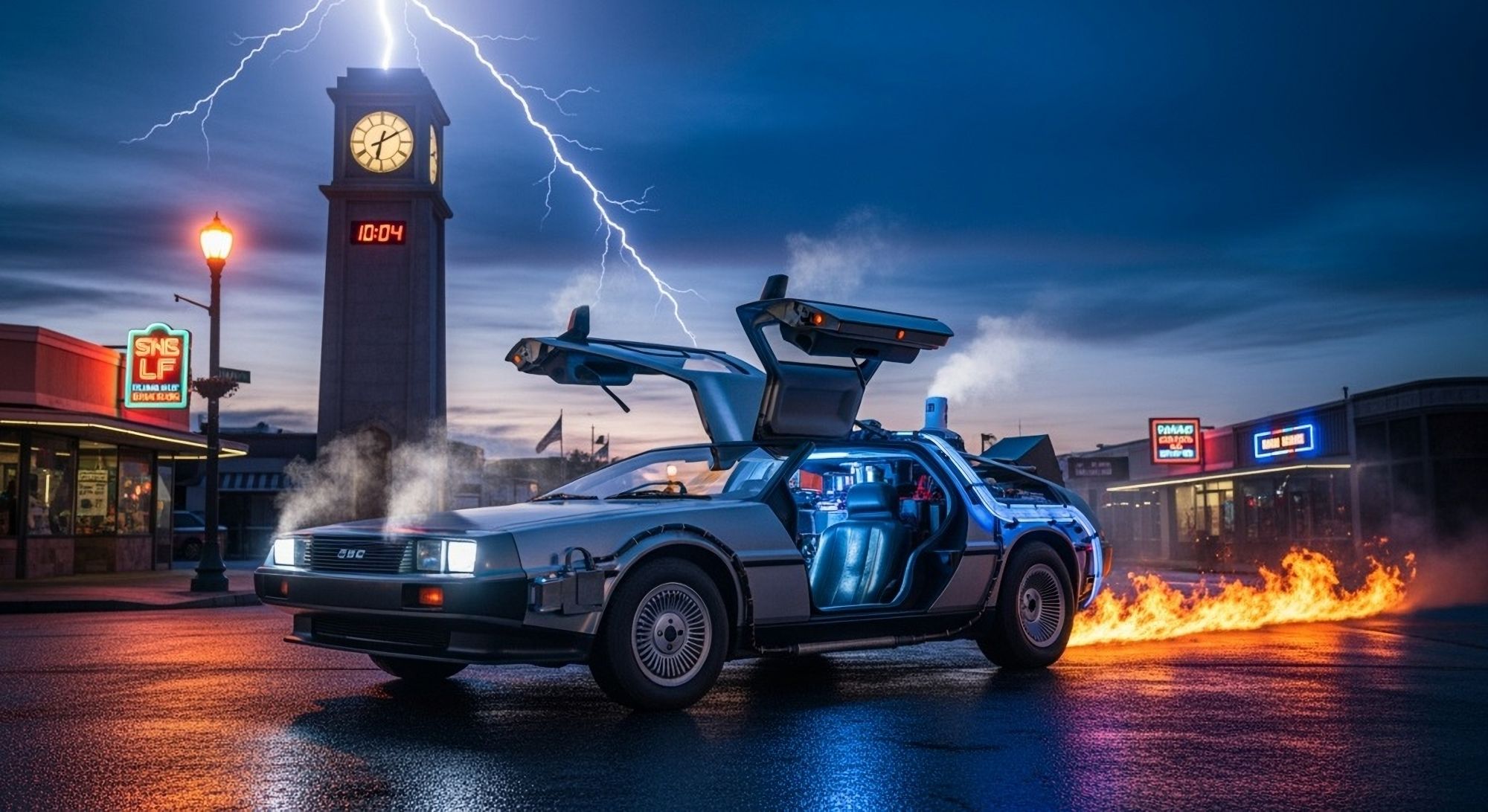 Delorean DMC 12 Back To The Future
