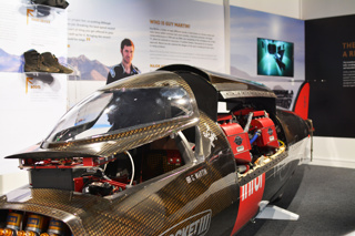 Guy Martin's Triumph Streamliner Exhibition At Haynes Motor Museum 3