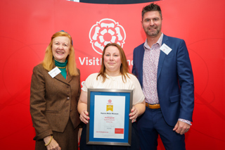 Haynes Motor Museum Team Accepting Visitengland Award