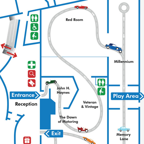 Haynes Map Plan Your Visit | Haynes Motor Museum