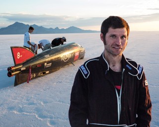 Guy Martin With Triumph Infor Rocket Streamliner