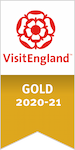 Awarded gold by Visit England™ for 2020–2021