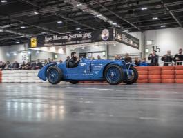1965 Delahaye on display at the London Classic Car Show